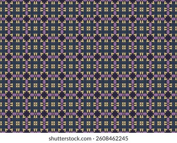 Seamless Wallpaper Tile Art Interior Luxury Textile Background Visual Symmetric Decoration Geometric Fashion Digital Texture Shape Endless Fabric Graphic Cloth Design Perspective Template Pattern.