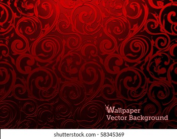 Seamless Wallpaper, Vector Background