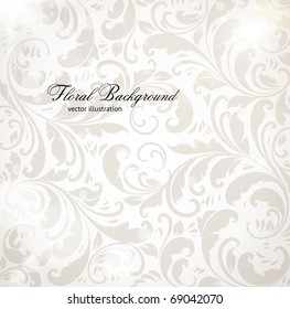 Seamless Wallpaper, Vector Background