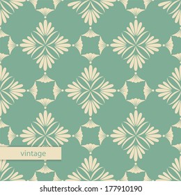 seamless wallpaper. vintage pattern. flower background