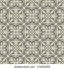seamless wallpaper.arabic pattern.floral background