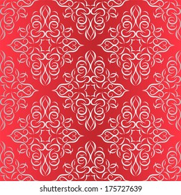 seamless wallpaper.damask pattern.floral background