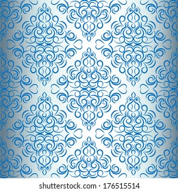 seamless wallpaper.damask pattern.floral background