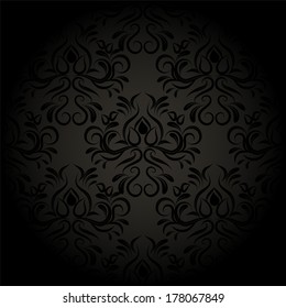 seamless wallpaper.damask pattern.floral background
