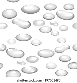 Seamless water drop vector 