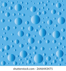 Seamless Water Drops Stock Vector Illustration