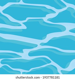 textura de patrón de agua transparente azul