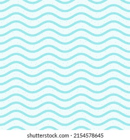 seamless water wave pattern and background vector illustration