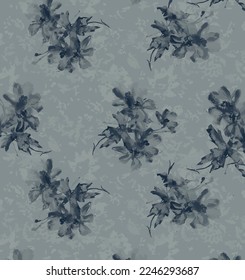 Seamless watercolor digital background pattern on textures