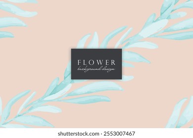 Padrão floral de aquarela sem costura. Histórico