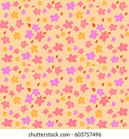 Patrón floral de acuarela sin foco. Fondo del vector