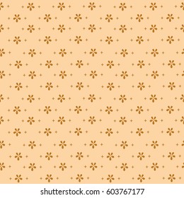 Seamless watercolor floral pattern. Vector background