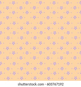 Seamless watercolor floral pattern. Vector background