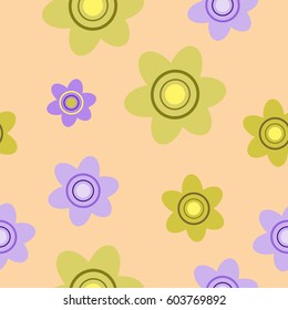 Patrón floral de acuarela sin foco. Fondo del vector