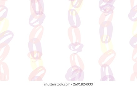 Textura geométrica de acuarela sin costuras. Patrón con pinceladas dibujadas burbujas. Textura de rayas blancas de líneas suaves y elegantes