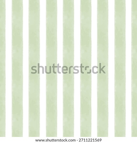 Seamless watercolor green stripe pattern. Can be used as background, wallpaper, backdrop, fabric, scrapbooking, etc.