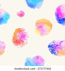 Seamless watercolor illustration