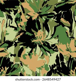 seamless watercolor pattern background. Leave vector illustration. Watercolor print in rustic vintage style, textile or wallpapers.