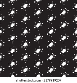 Seamless watercolor pattern. Beautiful watercolor dots pattern. Textiles, tiles, patterns on carpets and bedding. black and white pattern.
