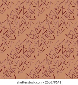 Seamless watercolor pattern with expressive brush strokes. Vector background