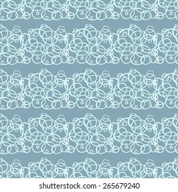 Seamless watercolor pattern with expressive brush strokes. Vector background