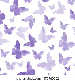 Seamless watercolor purple 