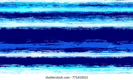 Seamless Watercolor Stripes Pattern in Grunge Style. Fashion Print Design Texture with Stripes. Hand Painted Brush Strokes Background. Cover, Advertising Seamless Pattern Design.