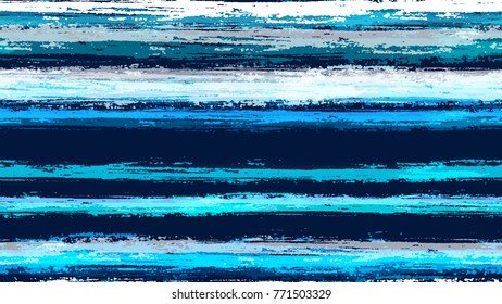 Seamless Watercolor Stripes Pattern in Grunge Style. Fashion Print Design Texture with Stripes. Hand Painted Lines in Watercolor Style. Textile, Fabric Seamless Pattern.