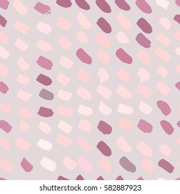 Seamless watercolor vector pattern with blue dashes for textile, ceramics, fabric, print, cards, wrapping