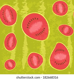 Seamless watermelon backgrounds.Vector EPS10.