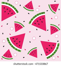 Seamless Watermelon Pattern