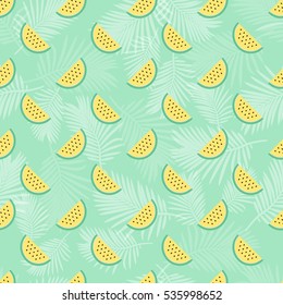 seamless watermelon pattern background