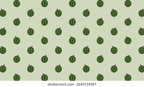 Seamless watermelon pattern vector background. Cute fruit design for summer and food projects. Playful, repeating texture. sstkBackgrounds