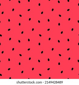 seamless watermelon seeds pattern and background vector illustration