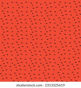 seamless watermelon seeds pattern and background