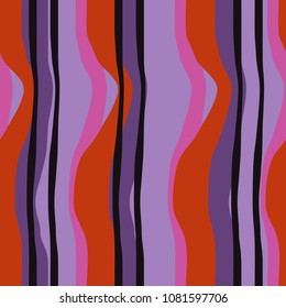 Seamless wave abstract colorful pattern .Vector illustration