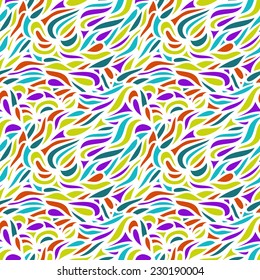 Seamless wave background, vector illustration