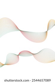 Seamless Wave Gradient Background. High Quality Background Vector Illustration