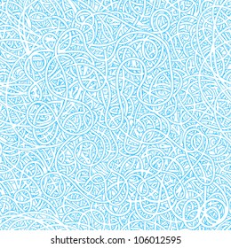 Seamless wave hand-drawn pattern, waves background (seamlessly tiling).Can be used for wallpaper, pattern fills, web page background,surface textures. Gorgeous seamless wave background