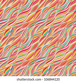 Seamless wave hand-drawn pattern, waves background (seamlessly tiling).Can be used for wallpaper, pattern fills, web page background,surface textures. Gorgeous seamless wave background