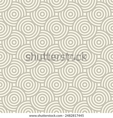 Seamless wave instant noodles pattern. Abstract geometric vector background for backdrop, wallpaper, fabric, interior design, craft and others, vector illustration, Asian culture, common geometric