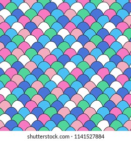 Seamless wave pattern. Abstract wavy background