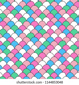 Seamless wave pattern. Abstract wavy background