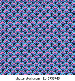 Seamless wave pattern. Abstract wavy background