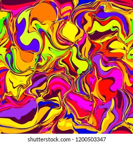 Seamless wave pattern.  Colorful waves backdrop.