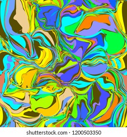 Seamless wave pattern.  Colorful waves backdrop.