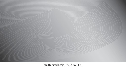 Seamless wave pattern. Free hand background in emphasize the clarity of lines and colors. Abstract Black smooth wave on a white background. Dynamic sound wave. Design element.
