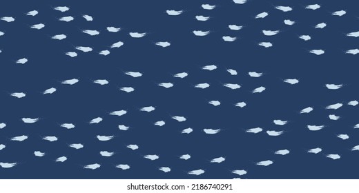 Seamless Wave Pattern, Hand drawn cute water vector background. Watercolor sea brush smears, baby paint lines design