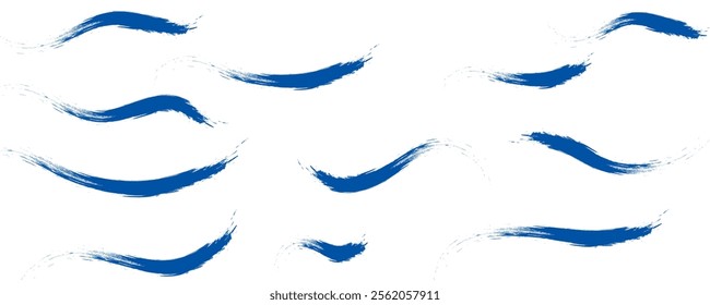 Seamless Wave Pattern, Hand drawn water sea modern vector background. Wavy beach brush stroke, curly grunge paint lines, 