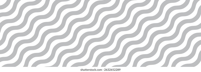 Seamless Wave Pattern, Hand drawn water sea vector background. Wavy beach print, curly grunge paint lines, eps 10